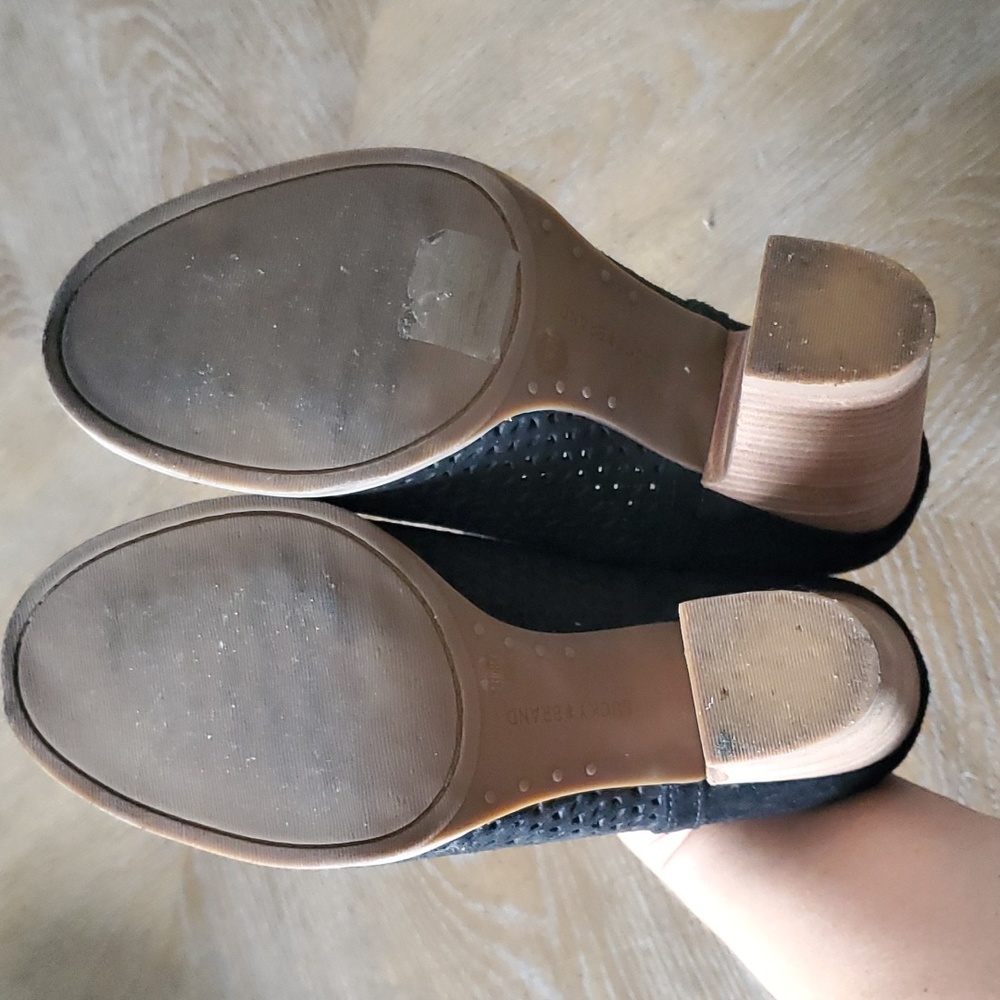 Lucky Brand Peep Toe Block Heel Bootie - Picture 5 of 9